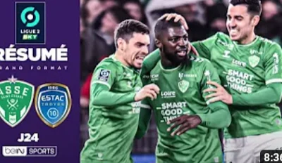 Résumé : L’ASSE colle une MANITA à l’ESTAC !