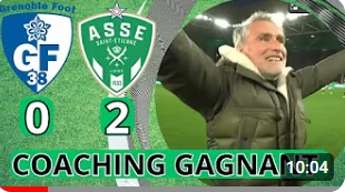 GRENOBLE 0 – 2 ASSE, Les Verts enchaînent !