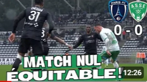 PARIS FC 0 – ASSE 0 – le débrief à chaud !