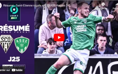 Revivez le triomphe de l’ASSE à Angers (0-3) en vidéo !