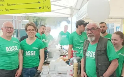 La brocante de la section 55 de Saint-Donat sur l’Herbasse : un succès malgré les caprices de la météo ! »