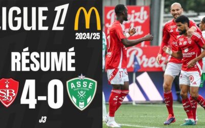 BREST 4 – 0 ASSE : Les Verts coulent corps et âme en rade de Brest