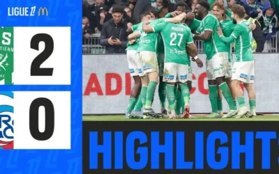 ASSE 2 – 0 STRASBOURG : Les Verts retrouvent leur souffle face à Strasbourg