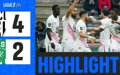 ANGERS 4 – 2 ASSE : Les verts s’effondrent à Angers et s’enfoncent dans la crise