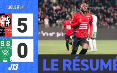 RENNES 5 – 0 ASSE : Une nouvelle déroute inquiétante