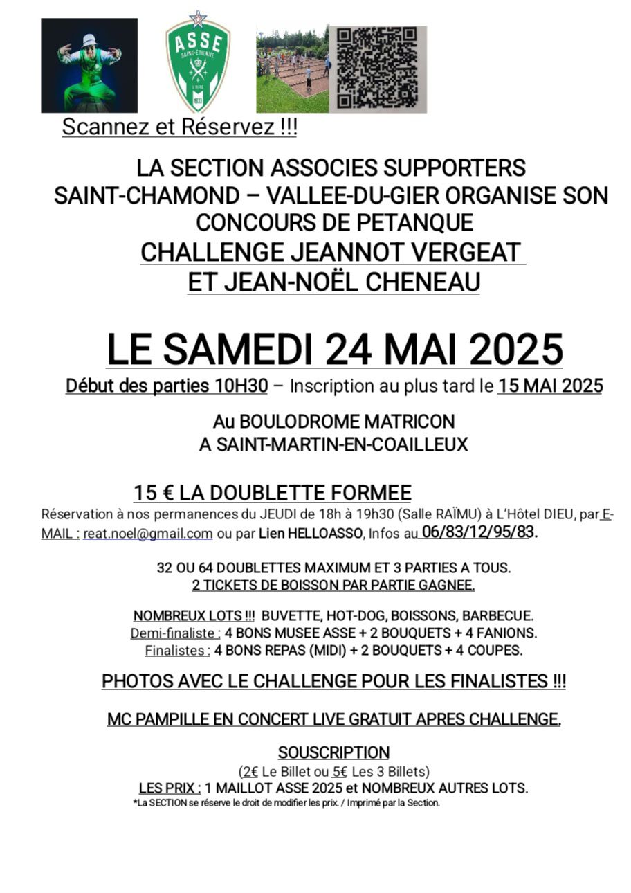 Section 2 - St Chamond Vallée du Giers - CHALLENGE PETANQUE J.VERGEAT ET J.N.CHENEAU