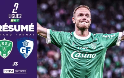 Résumé du match ASSE vs Grenoble